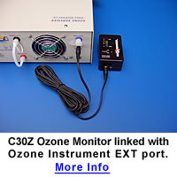 C30Z Ozone Monitor linked with Ozone Instrument